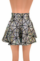 Cracked Tile Rave Mini Skirt - Coquetry Clothing