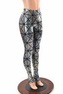 Cracked Tiles High Waist Leggings - Coquetry Clothing
