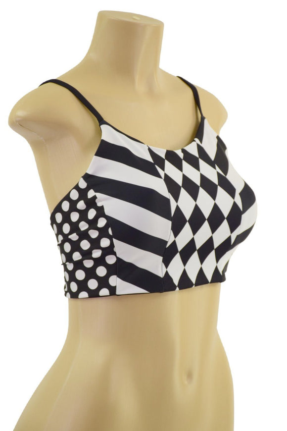 Criss Cross Back Halter Top - Coquetry Clothing