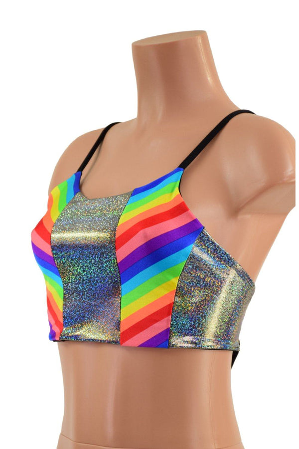 Criss Cross Back Halter Top - 3