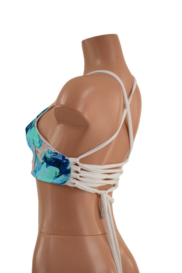 Criss Cross Strappy Back Halter - Coquetry Clothing
