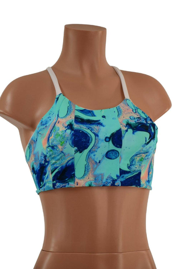 Criss Cross Strappy Back Halter - Coquetry Clothing