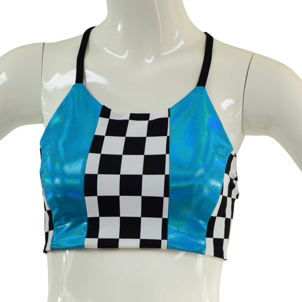 Criss Cross Strappy Back Halter - 2