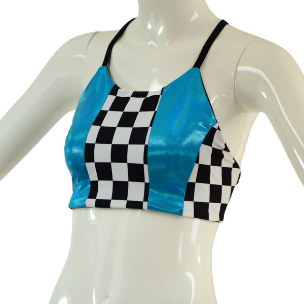 Criss Cross Strappy Back Halter - 3