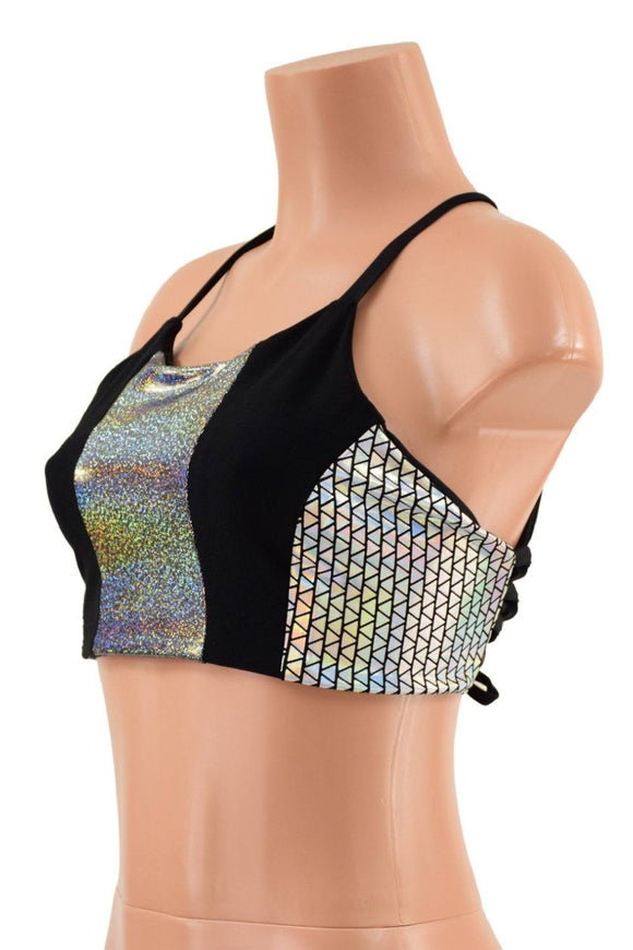 Criss Cross Strappy Back Halter Top - Coquetry Clothing