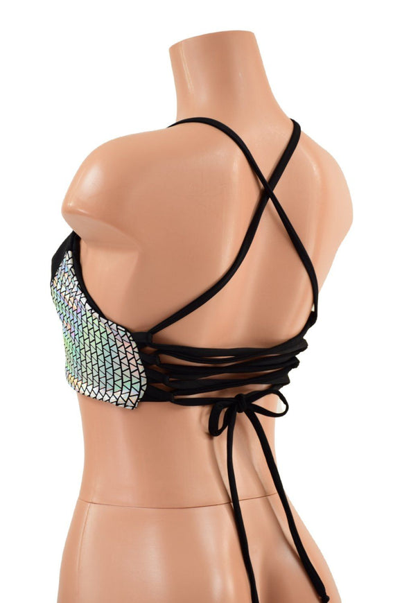 Criss Cross Strappy Back Halter Top - Coquetry Clothing