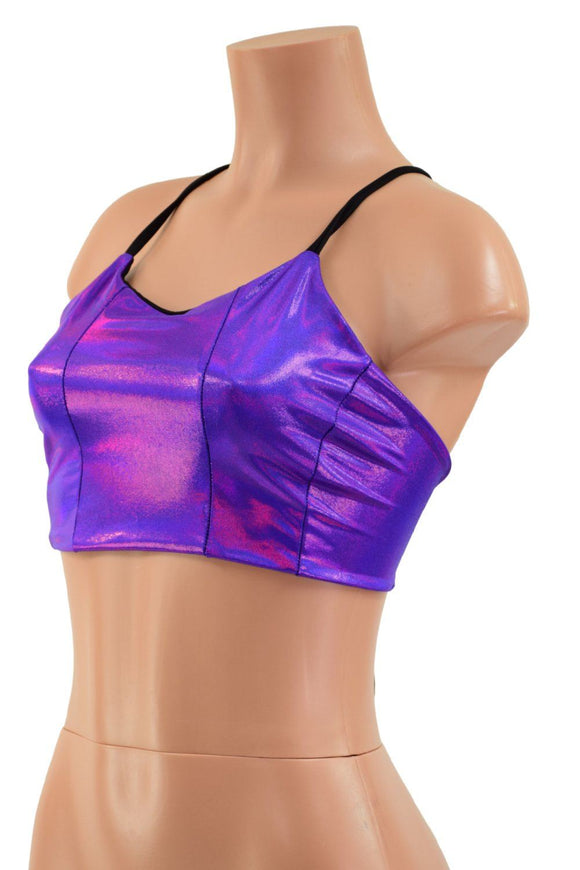Criss Cross Strappy Back Halter Top - Coquetry Clothing