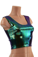 Crop Tank in Scarab - 3