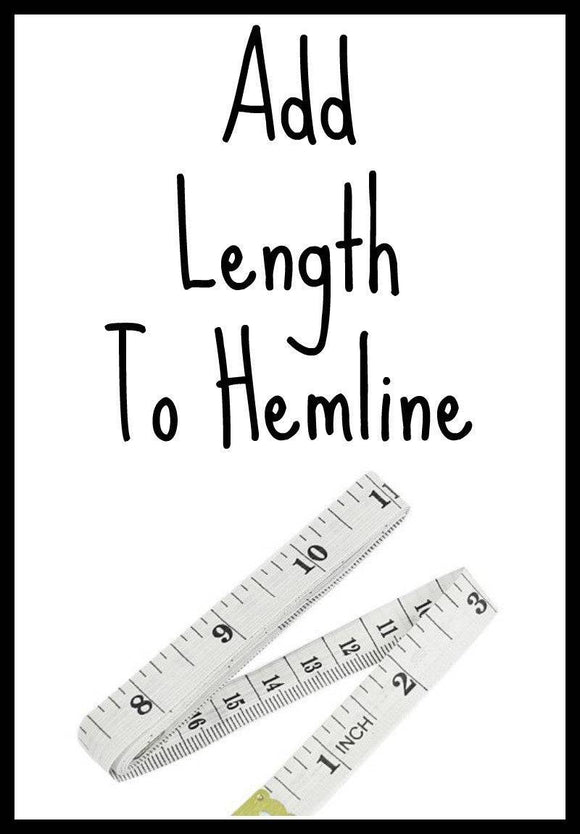 Custom Add On for Length - Coquetry Clothing