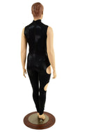 Cutout Catsuit in Black Mystique - 4