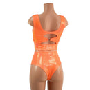 Cutout O - Ring Crop Tank and Brazilian Cut Siren Shorts Set - Coquetry Clothing