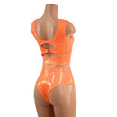 Cutout O - Ring Crop Tank and Brazilian Cut Siren Shorts Set - Coquetry Clothing
