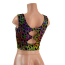 Cutout O - Ring Crop Tank in Poisonous - Coquetry Clothing