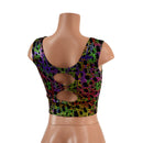Cutout O - Ring Crop Tank in Poisonous - Coquetry Clothing