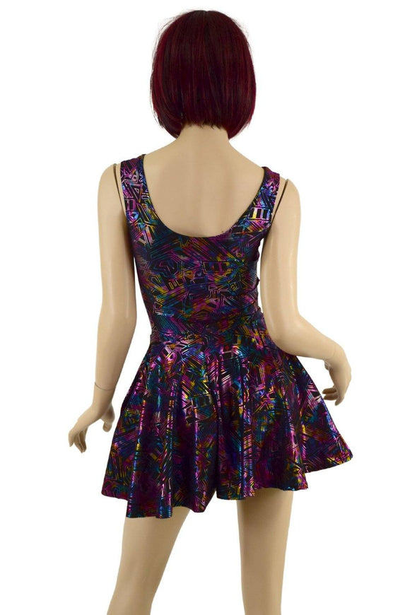 CyberSpace Fit and Flare Pocket Romper - Coquetry Clothing
