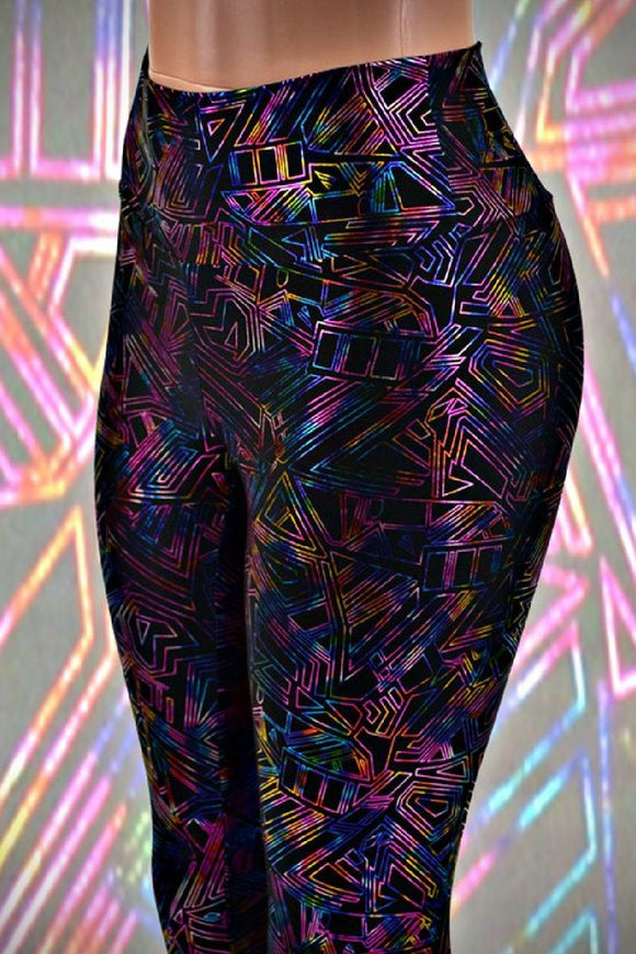 CyberSpace Metallic Spandex Fabric - Coquetry Clothing