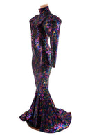 Cyberspace Puddle Train Gown - Coquetry Clothing