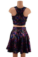 Cyberspace Racerback Top & Pocket Skater Skirt Set - Coquetry Clothing