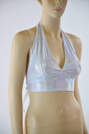 Darted Tie Back Halter in Flashbulb - Coquetry Clothing