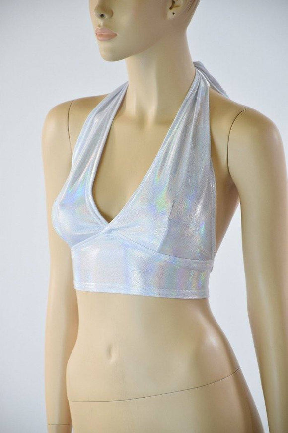 Darted Tie Back Halter in Flashbulb - Coquetry Clothing