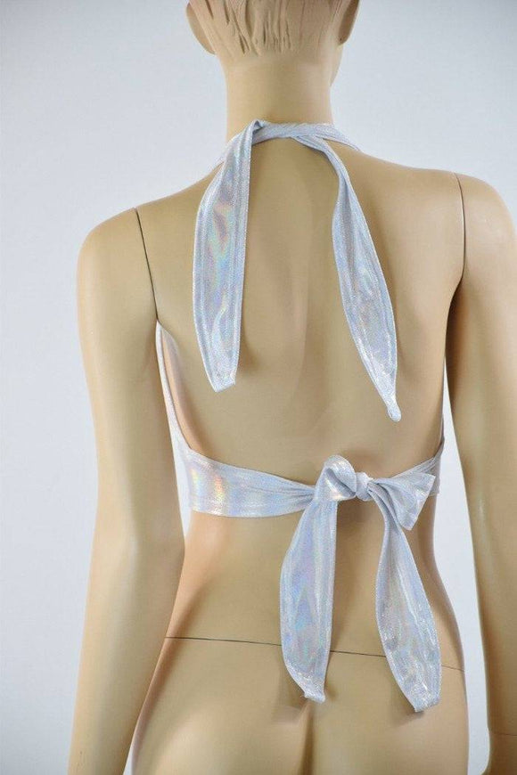 Darted Tie Back Halter in Flashbulb - Coquetry Clothing