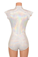 Deep Plunge Flashbulb Romper - Coquetry Clothing