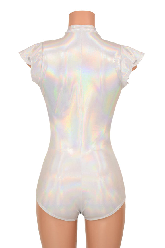 Deep Plunge Flashbulb Romper - Coquetry Clothing