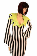 Demonica Collar Puddle Train Gown - Coquetry Clothing