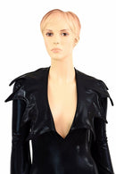 Demonica Collar Puddle Train Gown - Coquetry Clothing