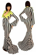 Demonica Collar Puddle Train Gown - 1