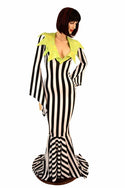 Demonica Collar Puddle Train Gown - 3