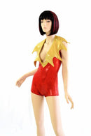 Demonica Collared Romper - Coquetry Clothing