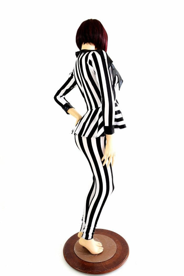 Demonica Peplum Top & Leggings Set - 5