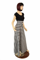 Diamond & Soft Knit Wide Leg Jumpsuit - Coquetry Clothing