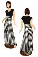 Diamond & Soft Knit Wide Leg Jumpsuit - Coquetry Clothing