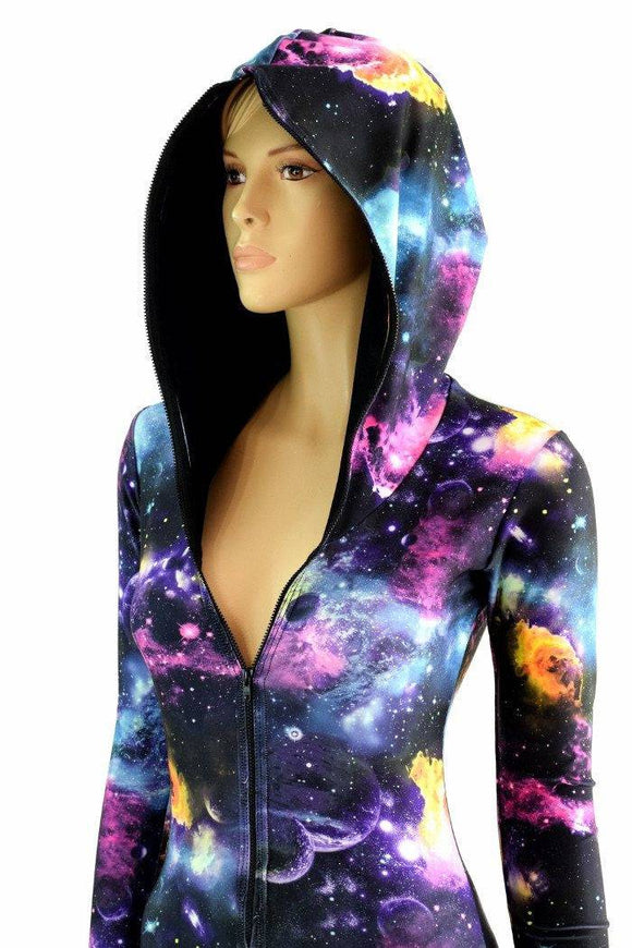 "Don't Bother Me" Galaxy Catsuit - Coquetry Clothing