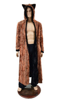 Double Minky Reversible Full Length Duster with Fox Ears - Coquetry Clothing