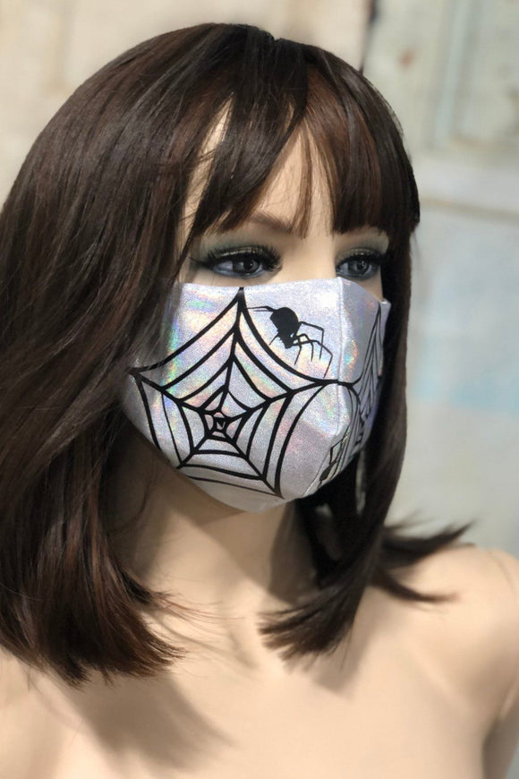 Double Spider Web Face Mask - Coquetry Clothing