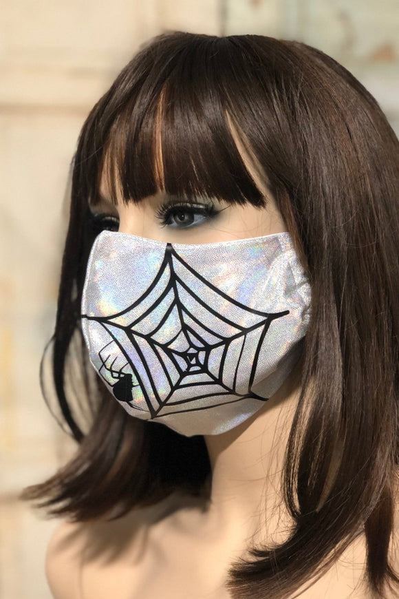 Double Spider Web Face Mask - Coquetry Clothing