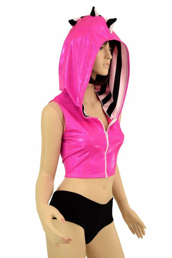Dragon Crop Hoodie & Cheekies Set - Coquetry Clothing