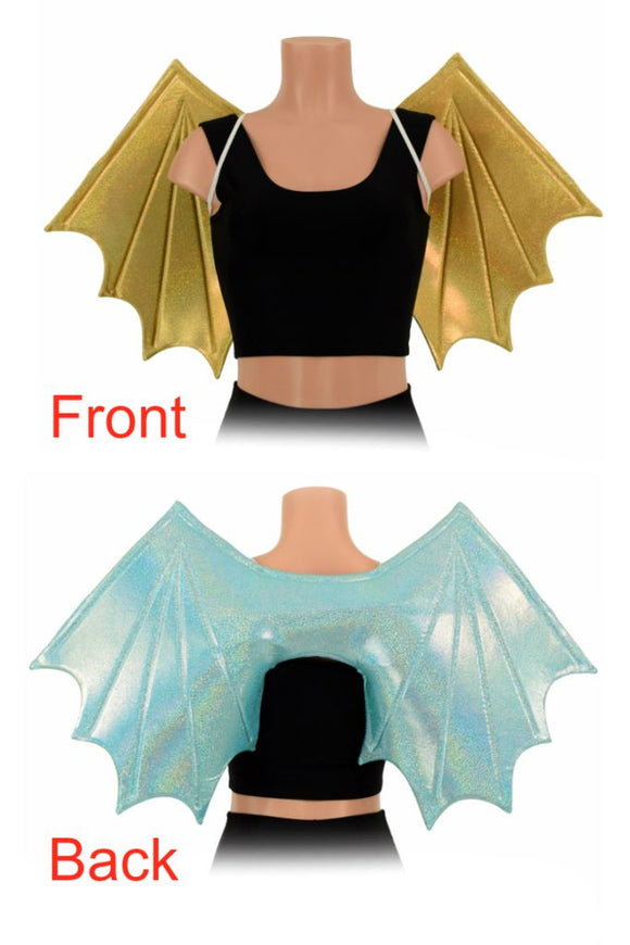 Dragon Hoodie Skater Dress with Wireless Wings - Coquetry Clothing