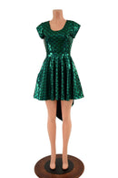 Dragon Spiked Pocket Skater Dress with Dragontail Hemline - Coquetry Clothing
