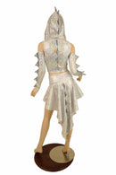 Dragon Tail Skirt & Crop Hoodie Set - Coquetry Clothing