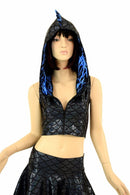 Dragon Tail Skirt & Crop Hoodie Set - Coquetry Clothing
