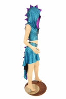 Dragon Tail Skirt & Crop Hoodie Set - Coquetry Clothing