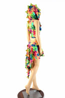 Dragon Tail Skirt & Crop Hoodie Set - Coquetry Clothing