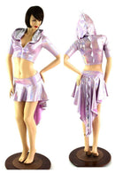 Dragon Tail Skirt & Crop Hoodie Set - Coquetry Clothing
