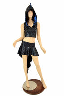 Dragon Tail Skirt & Crop Hoodie Set - Coquetry Clothing