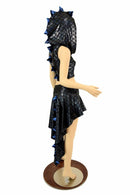 Dragon Tail Skirt & Crop Hoodie Set - Coquetry Clothing
