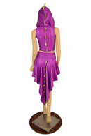 Dragon Tail Skirt & Crop Hoodie Set - Coquetry Clothing